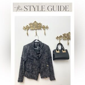 🍇Chic Boutique Tweed  jacket S🍇